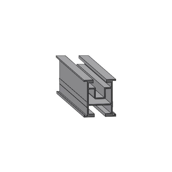 Picture of Outside dimensions: 25,3 x 37 mm
1x Mounting channel for threaded plate M8
1x Mounting channel for hammer head screw M8 or M10
