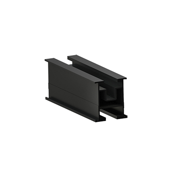 Picture of Surface black anodized
Outside dimensions: 25,3 x 37 mm
1x mounting channel for threaded plate M8
1x mounting channel for hammer head screw M8 or M10